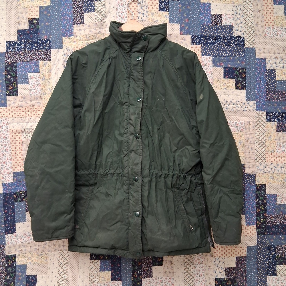 Vintage 80s The North Face‎ USDA Forest Service Parka Jacket Womens Large Green